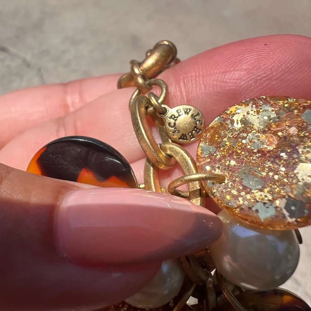 J. Crew gold- tone statement and tortoise necklace - Picture 3 of 5